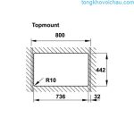 Chậu Rửa Bát đá Hafele Hs20 Gen1s80