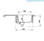 Chậu Rửa Bát đá Hafele Hs20 Gkd1s60