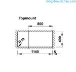 Chậu Rửa Bát đá Hafele Hs20 Gkd2s80