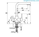 Vòi Rửa Bát Hafele Ht19 Ch2f285