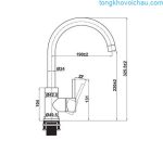 Vòi Rửa Bát Hafele Ht21 Ch1f220c