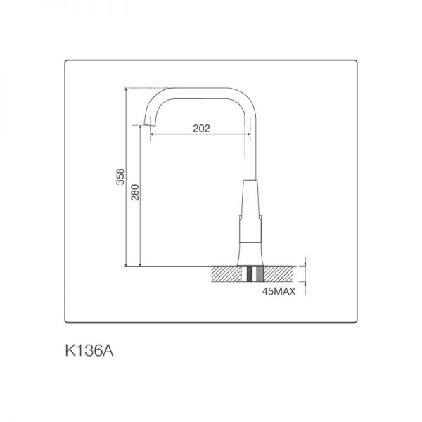 Vòi rửa bát K136A