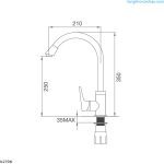 Vòi rửa bát K279N