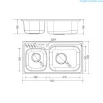 Chậu Rửa Bát MS 1003 NEW