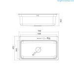 Chậu rửa bát MS 1022D