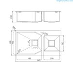 Chậu rửa bát MS 610T