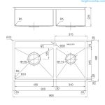 Chậu Rửa Bát MS 6304