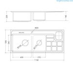 Chậu rửa bát MS 8817 N