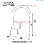 Vòi rửa bát CARYSIL - Argo