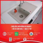 chậu rửa bát bằng đá granite WAL1