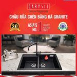 chậu rửa bát bằng đá granite VIC3