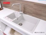 chậu rửa bát bằng đá granite 2 hố ENC2 Carysil