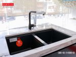 chậu rửa bát bằng đá granite chuyên lắp âm LMC1