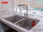 chậu rửa bát bằng đá granite chuyên lắp âm LMC1