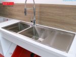 chậu rửa bát bằng inox304 Carysil