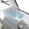 Bồn tắm massage Bravat GT1003W-3 (sục khí) 1.8 m