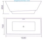 Bồn tắm ngâm độc lập Laiwen W-1026